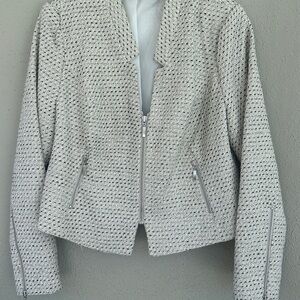 a.n.a Textured Gray Blazer